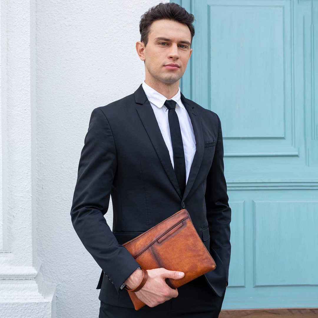 Sang trọng và đẳng cấp cùng chiếc ví cầm tay clutch da