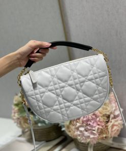 Túi xách nữ Christian Dior Vibe Hobo Bag Màu Trắng