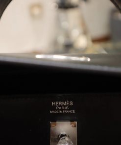 Túi xách Hermes Kelly 25 Box Black Siêu Cấp