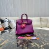 Túi xách Hermes Birkin 25 Da Togo Màu Tím Đậm Siêu Cấp