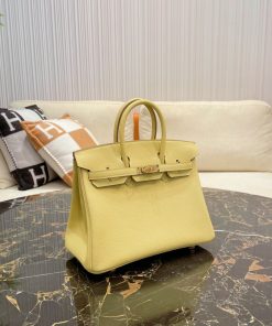 Túi xách Hermes Birkin 25 Da Togo Màu Vàng Siêu Cấp Siêu Cấp