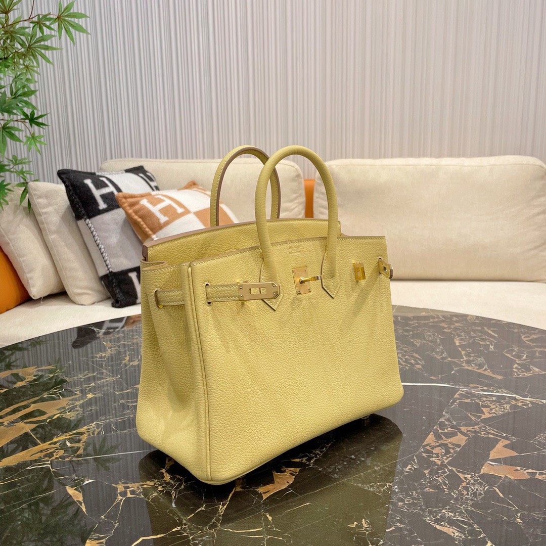 Túi Xách Siêu Cấp - Địa chỉ cung cấp túi Hermes Birkin 25 Da Togo màu vàng siêu cấp chính hãng