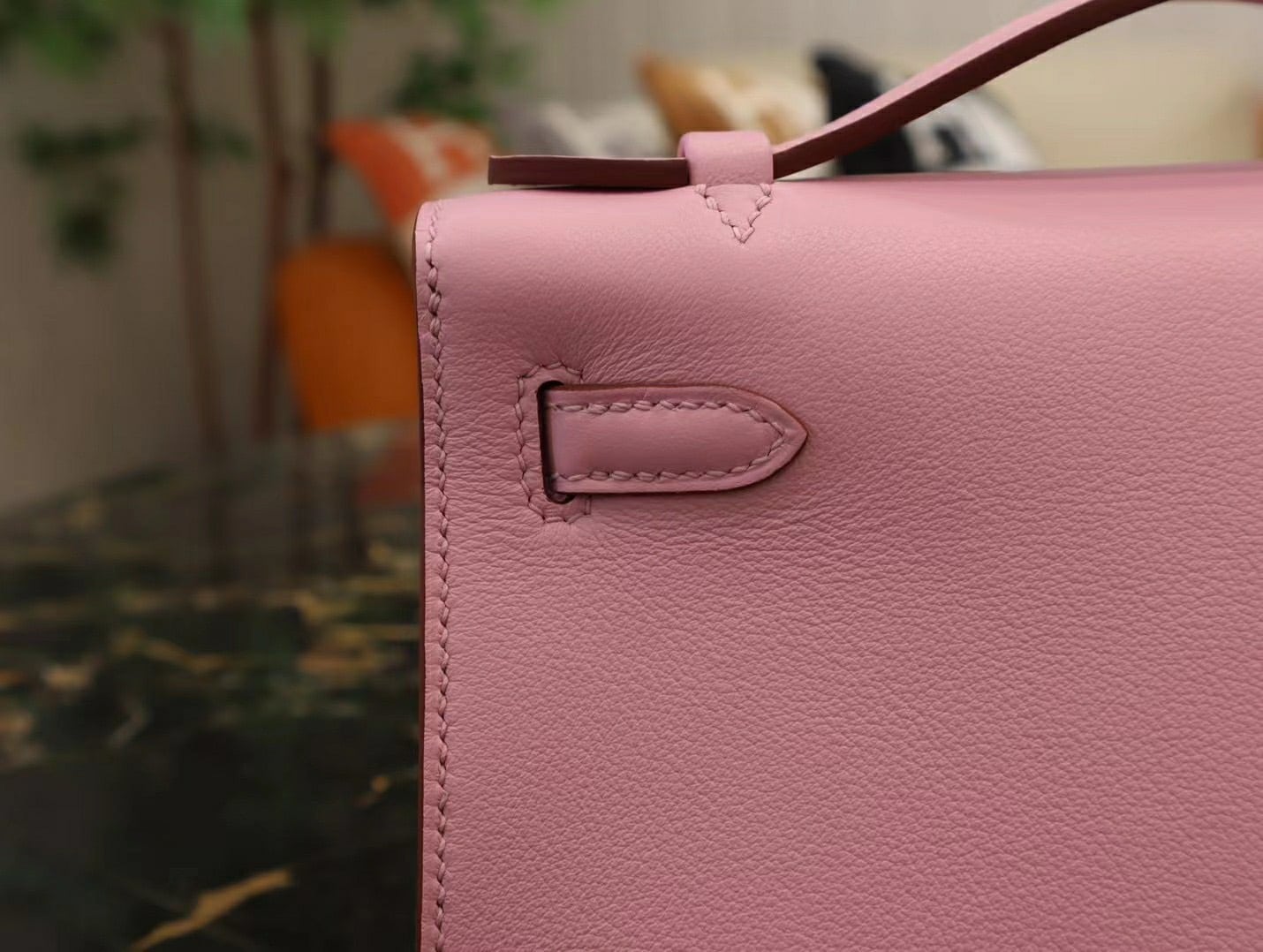 z3334268936037_48040eeb7574b1ea96c93d6461f0b372 Túi xách Hermes Kelly Pochette Rose Sakura Swift Palladium Hardware Siêu Cấp