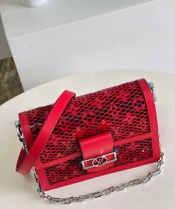 Túi Louis Vuitton Dauphine Mini Màu Đỏ