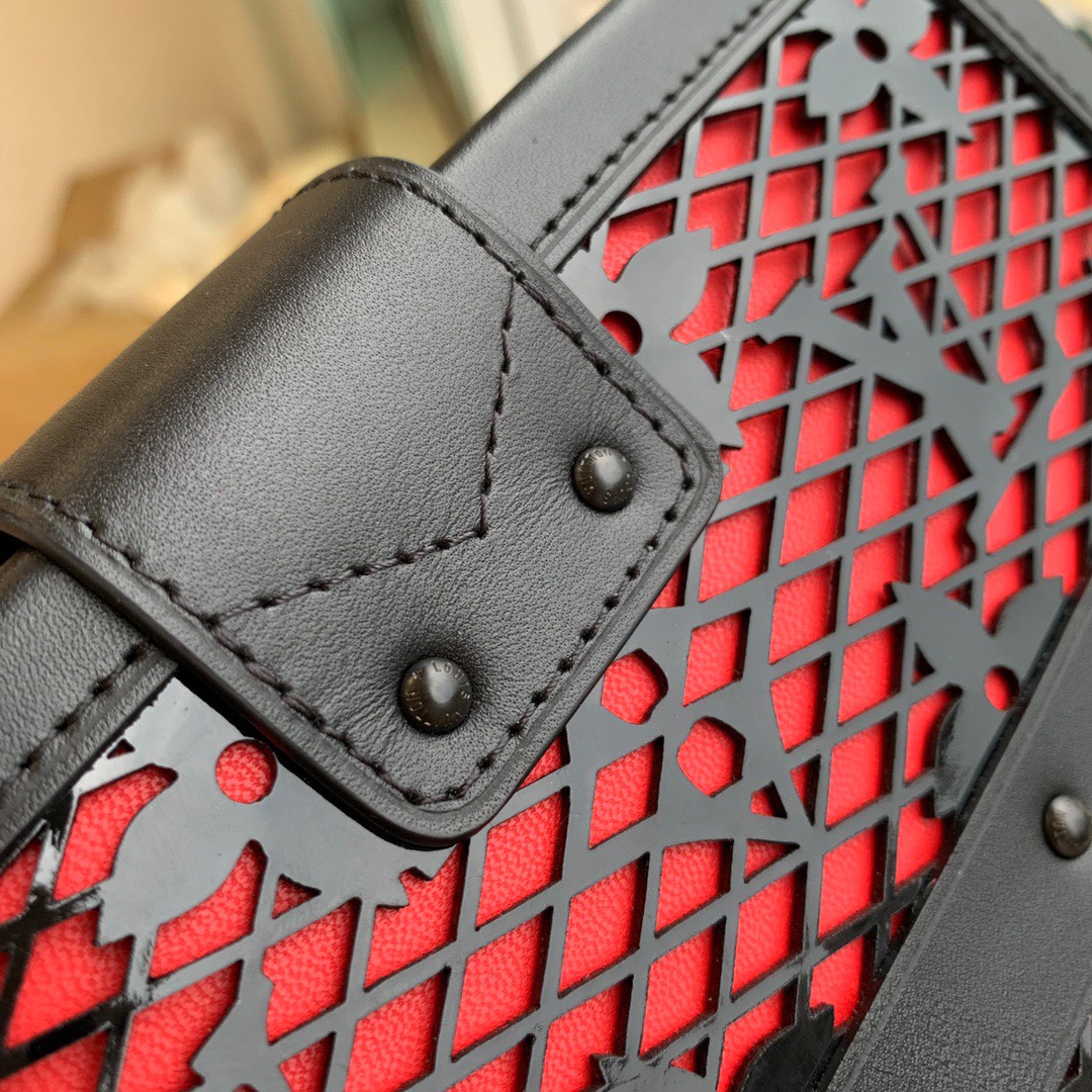 z3368634869254_e905d3659223218a13b168eed23e88a8 Túi Nữ Louis Vuitton Petite Malle Màu Đen Đỏ