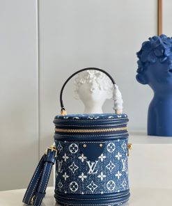 Túi Xách Louis Vuitton LV Cannes bằng vải Denim