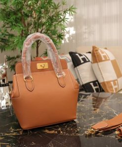 Túi Xách Hermes Toolbox 20 Màu Nâu Siêu Cấp