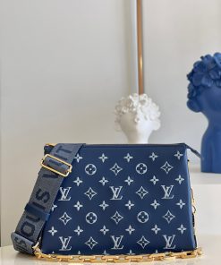 Túi nữ Louis Vuitton Coussin PM màu xanh dương