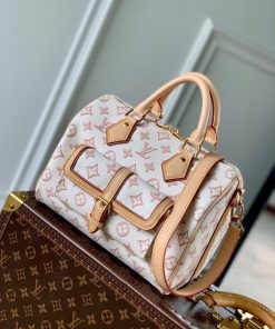 Túi xách Louis Vuitton Monogram Fall for You Speedy Bandouliere 25 màu be