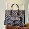 Túi xách Louis Vuitton Onthego MM Monogram Canvas màu đen