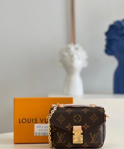 Túi xách Louis Vuitton Micro Métis màu nâu