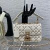 Túi xách nữ Dior Dioraddict Flap Bag Studded Màu Trắng