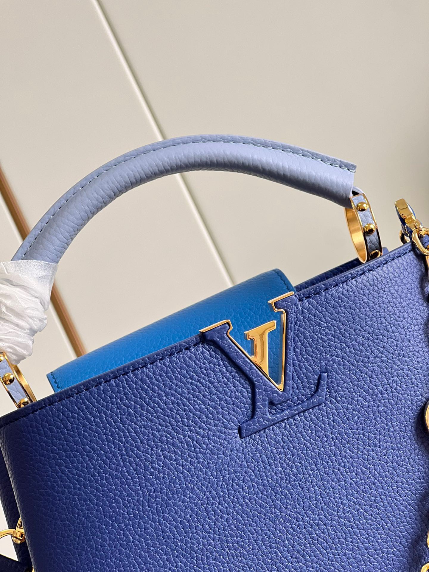 z3808935597976_e0f8373da370f73250fba866ec6ee6f1 Túi Xách Louis Vuitton Capucines MM Màu Xanh Đậm Siêu Cấp
