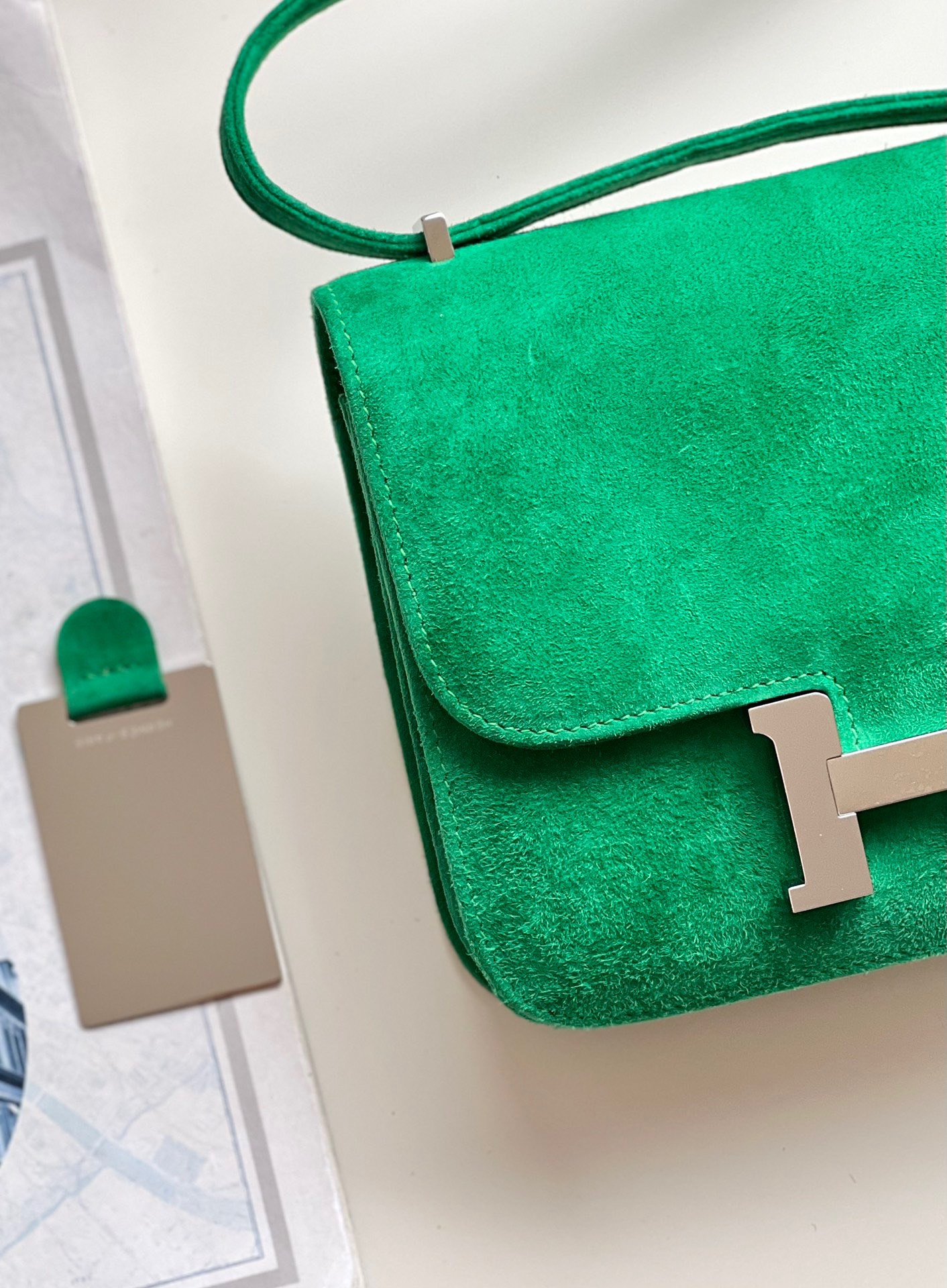 Túi Xách Siêu Cấp - Địa chỉ mua túi xách Hermes Mini Constance 18 màu xanh lá siêu cấp
