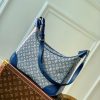 Túi đeo vai Louis Vuitton Boulogne màu xanh dương