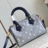 Túi xách nữ LV Speedy Bandoulière màu xanh siêu cấp