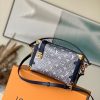 Túi xách Nữ LV Side Trunk Màu Xanh Monogram
