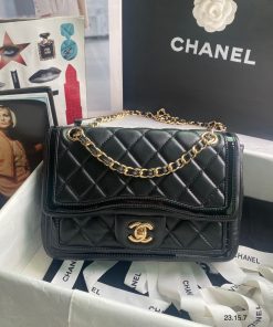 T&uacute;i Chanel Classic Flap Bag Mini M&agrave;u Đen