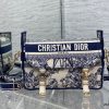 Túi xách Dior OBLIQUE DIORCAMP hoa xanh siêu cấp