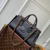 Túi xách nữ LV OnTheGo East West màu đen siêu cấp