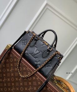 Túi xách nữ LV OnTheGo East West màu đen siêu cấp
