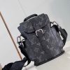 Túi xách LV Nano Christopher Monogram Eclipse siêu cấp
