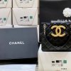 Túi xách Chanel 24C Big Logo Shopping bag da Lambskin màu đen