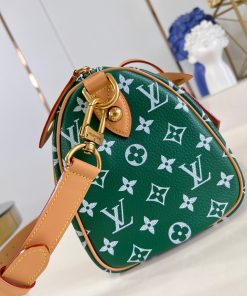 Túi xách LV Speedy P9 Bandoulière 25 Màu Xanh Lá hàng hiệu