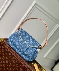 Túi xách LV Sunset Monogram Denim Màu Xanh Siêu Cấp