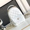 Túi xách Chanel 24C Mini Backpack Màu Trắng Siêu Cấp