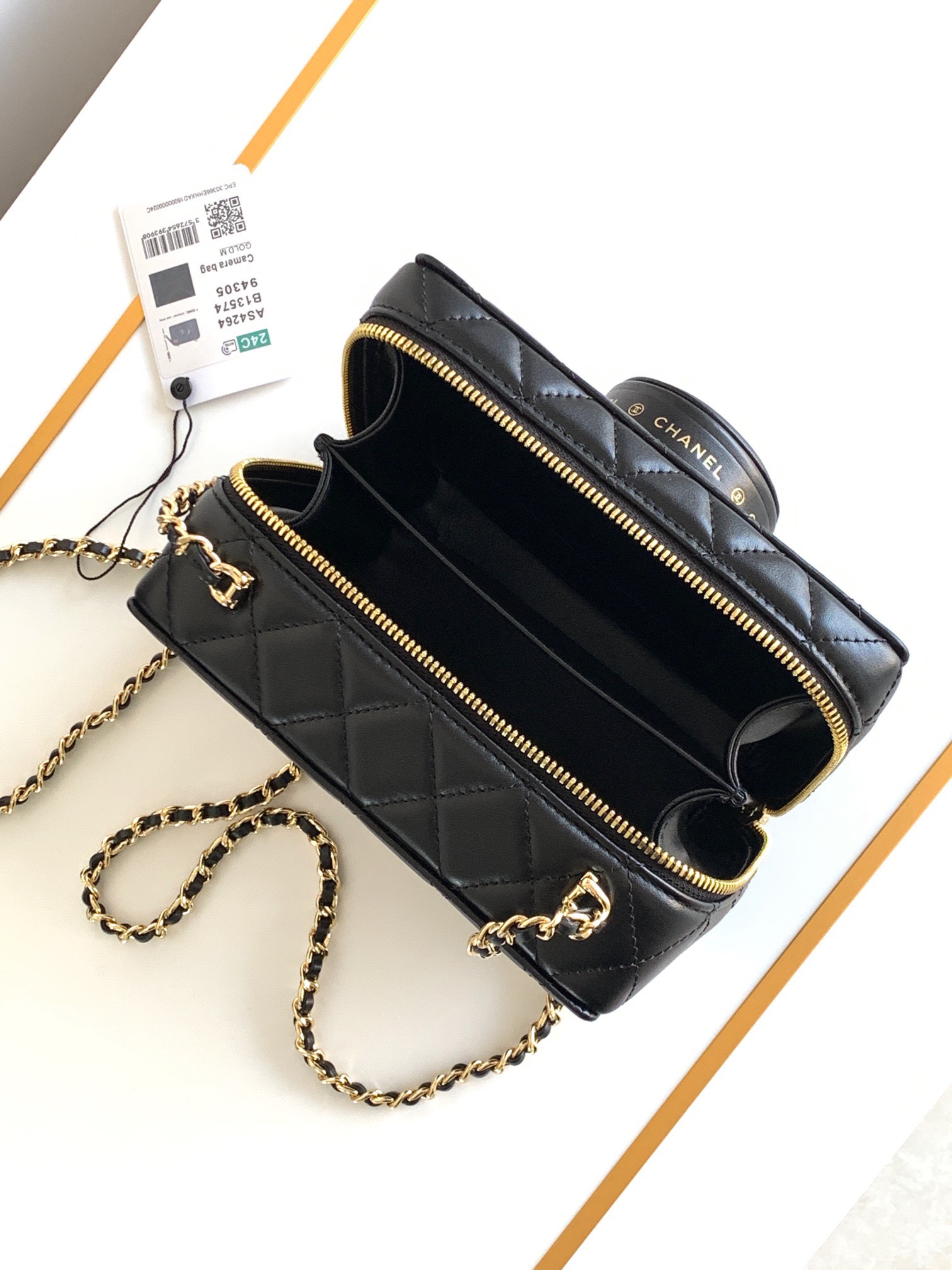 z5251253540023_921677208de59940bcc955957e478ca9 Túi Xách Chanel 24 Camera da Lambskin Màu Đen hàng hiệu