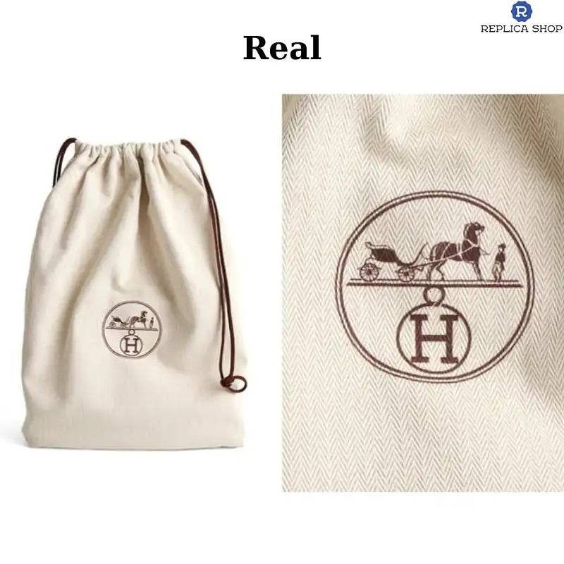 Cách phân biệt túi Hermes Kiểm tra qua túi bảo quản