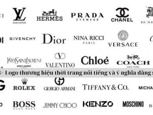 15 Logo túi xách​ của các thương hiệu nổi tiếng hàng hiệu