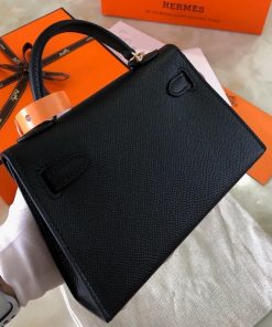 Túi Hermes Kelly Mini Black Epsom