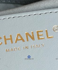 Túi Xách Chanel 25 Màu Xanh Siêu Cấp