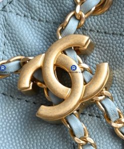 Túi Xách Chanel 25 Màu Xanh Siêu Cấp