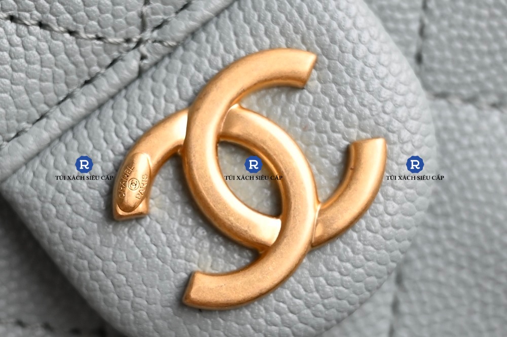 Túi Xách Chanel 25 Màu Xanh Siêu Cấp