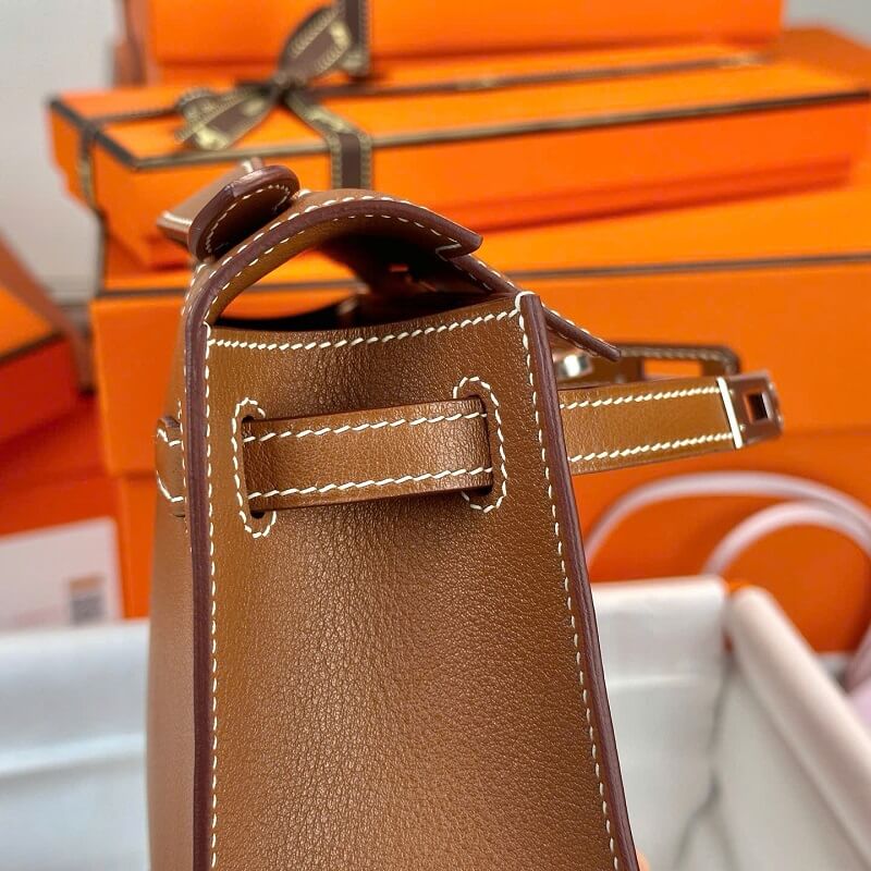 Báo giá túi Hermes Kelly Pochette da Switf size 20 mới nhất hiện nay