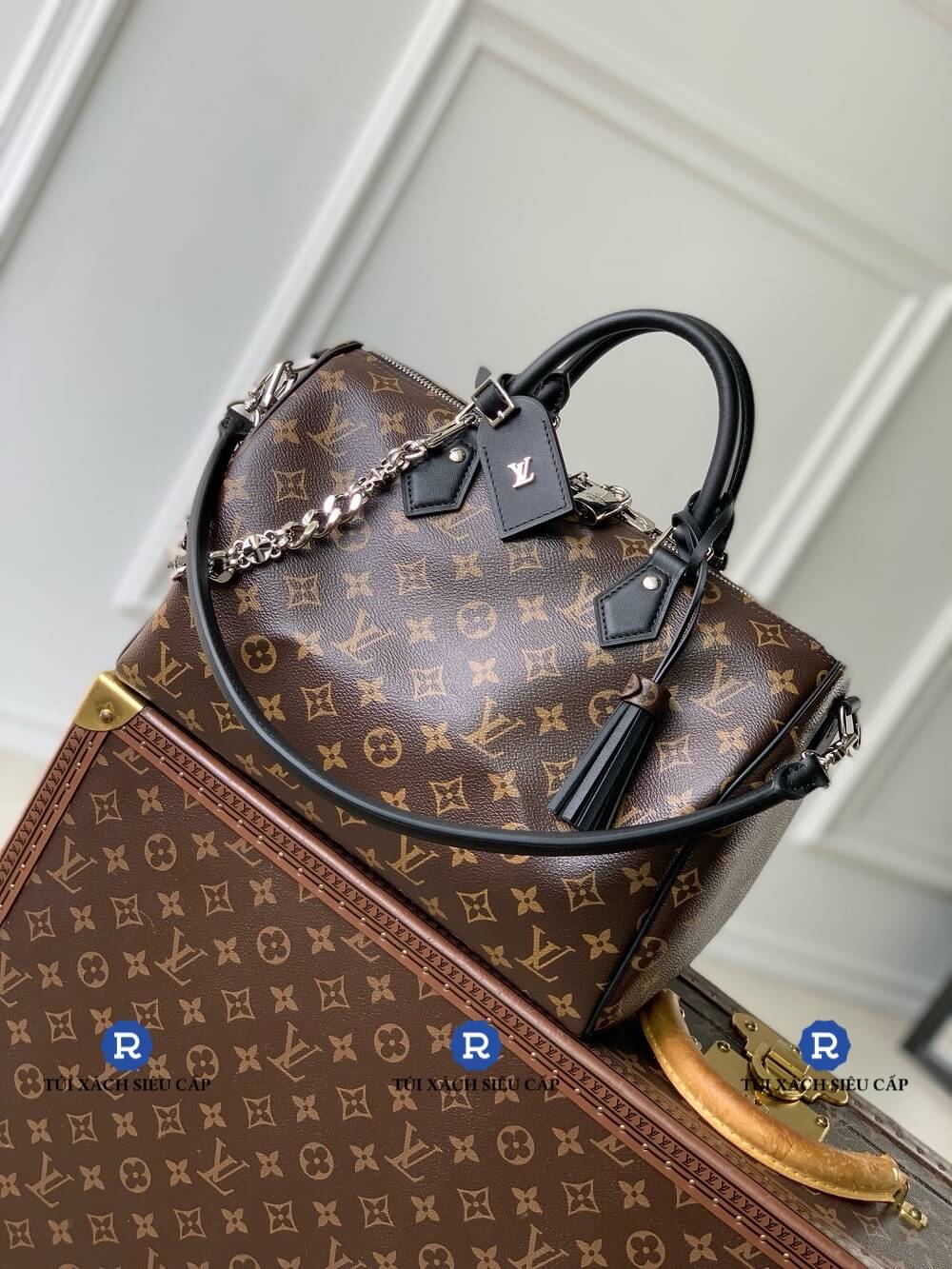 Túi LV Speedy Soft 30 Dark Siêu Cấp