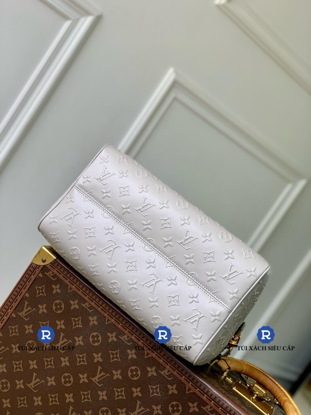 Túi LV Speedy Soft 30 Monogram Màu Xám Siêu Cấp