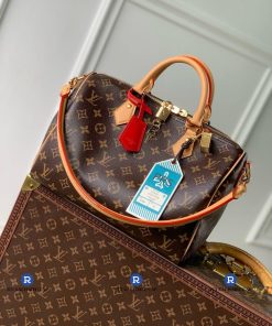 Túi LV Speedy Soft 30 Crafty Màu Đỏ Siêu Cấp