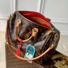 Túi LV Speedy Soft 30 Crafty Màu Đỏ Siêu Cấp