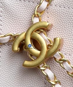 Túi Xách Chanel 25 Màu Hồng Nhạt Siêu Cấp Size 30x26x14