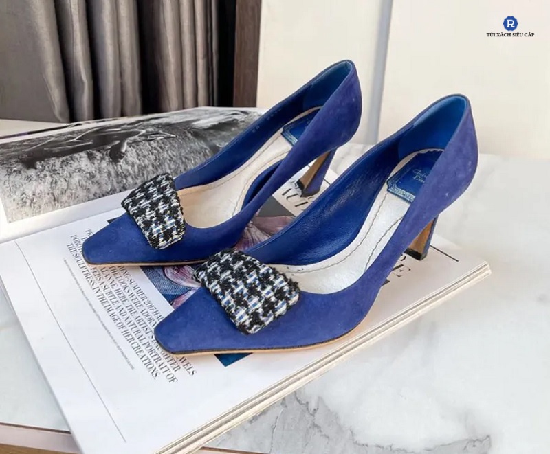 Giày Christian Dior Angular Barrette Buckle Pumps