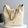 Túi Xách CHANEL 25P Da Cừu Màu Beige Siêu Cấp