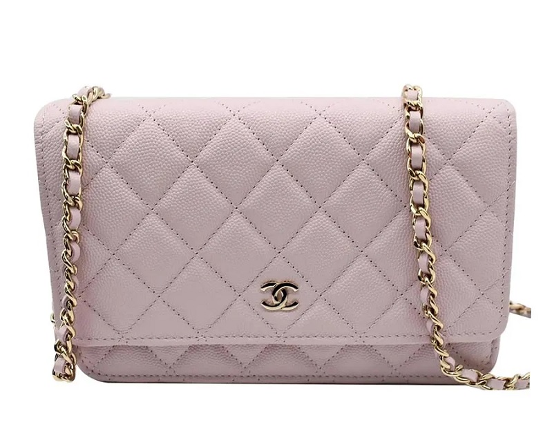 Túi xách Chanel Wallet on Chain Hồng