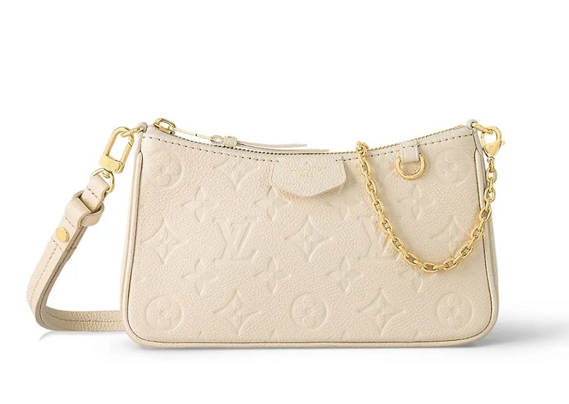 Túi đeo vai nữ Louis Vuitton LV Easy Pouch On Strap màu trắng