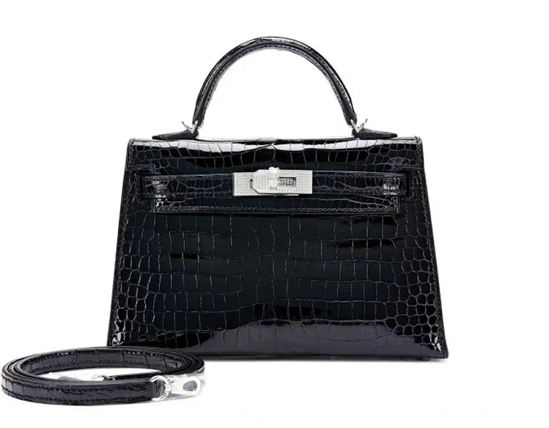 Túi xách Hermès Kelly 20 Diamond Crocodile