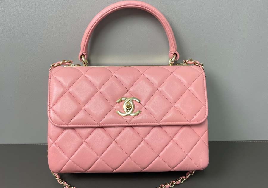 Túi Chanel Coco 10.5 Handle Sakura Caviar